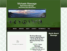 Tablet Screenshot of myrtlebeachmassagetherapist.com